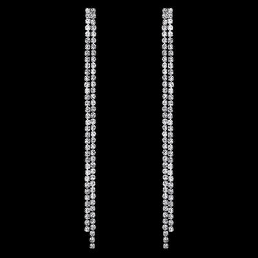 Rhinestone Crystal Tassel Long Earrings for Women -, Earrings , Drestiny , Australia, Canada, Earrings, Gender_Women, Gold, New Zealand, Silver, United Kingdom, United States , Drestiny , www.shopdrestiny.com